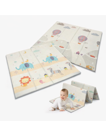 Βρεφικό χαλάκι δραστηριοτήτων Διπλής όψης αδιάβροχο και αντιολισθητικό 180x200cm L38