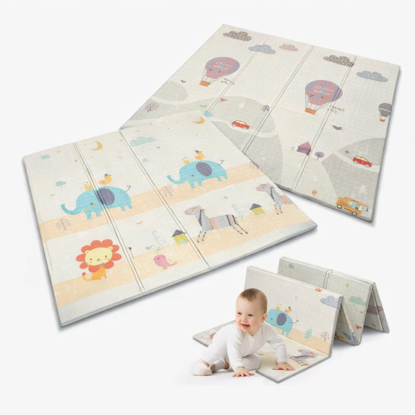 Βρεφικό χαλάκι δραστηριοτήτων Διπλής όψης αδιάβροχο και αντιολισθητικό 180x200cm L38
