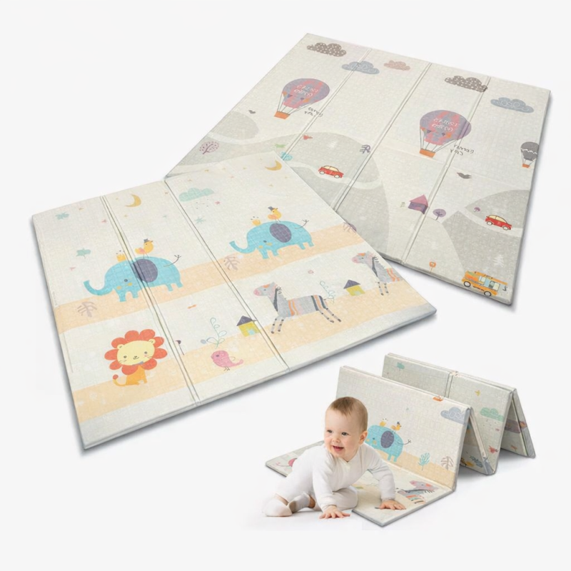 Βρεφικό χαλάκι δραστηριοτήτων Διπλής όψης αδιάβροχο και αντιολισθητικό 180x200cm L38