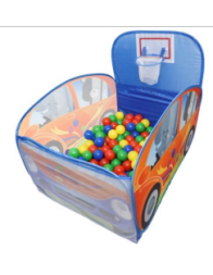 Παιδικός Παιδότοπος Παιχνιδιού Magic Car Ball pit 2 σε 1 με 100 μπαλάκια 