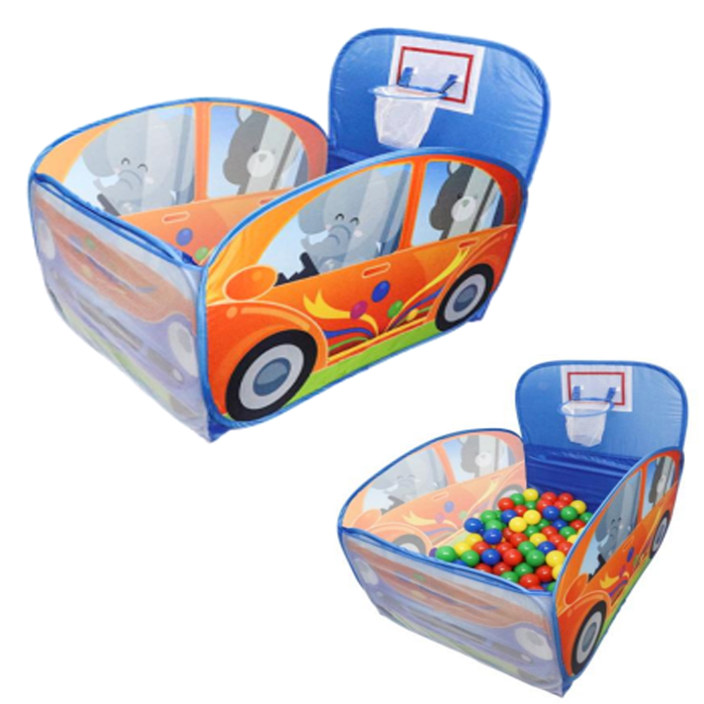 Παιδικός Παιδότοπος Παιχνιδιού Magic Car Ball pit 2 σε 1 με 100 μπαλάκια 