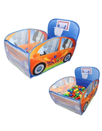 Παιδικός Παιδότοπος Παιχνιδιού Magic Car Ball pit 2 σε 1 με 100 μπαλάκια 