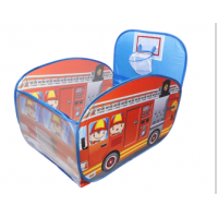 Παιδικός Παιδότοπος Παιχνιδιού Magic Fire Truck Ball pit 2 σε 1 με 100 μπαλάκια 