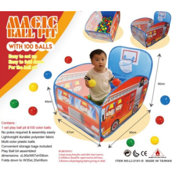 Παιδικός Παιδότοπος Παιχνιδιού Magic Fire Truck Ball pit 2 σε 1 με 100 μπαλάκια Παιδικός Παιδότοπος Παιχνιδιού Magic Fire Truck Ball pit 2 σε 1 με 100 μπαλάκια