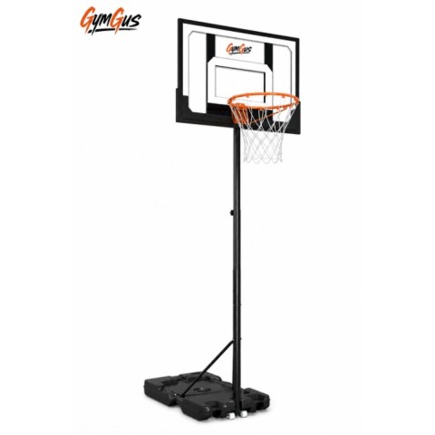 Μπασκέτα GymGus 018K με βάση  και  ρυθμιζόμενο ύψος στεφάνης από 108 έως 143 ή από 152 έως 210 εκατοστά