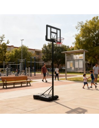 Μπασκέτα Forall  A021A2 με βάση και ρυθμιζόμενο ύψος στεφάνης από 135 έως 305 εκατοστά