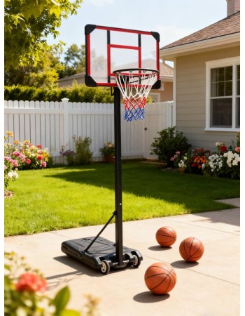 Μπασκέτα Forall  A0182T με βάση και ρυθμιζόμενο ύψος στεφάνης από 150 έως 260 εκατοστά