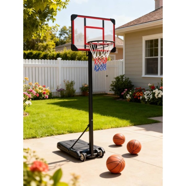 Μπασκέτα Forall  A0182T με βάση και ρυθμιζόμενο ύψος στεφάνης από 150 έως 260 εκατοστά