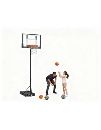 Μπασκέτα Forall  S018K με βάση  και  ρυθμιζόμενο ύψος στεφάνης από 108 έως 210 εκατοστά