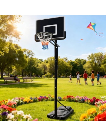 Μπασκέτα Forall  S020 με βάση και ρυθμιζόμενο ύψος στεφάνης από 245 έως 305 εκατοστά