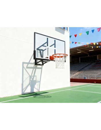 Μπασκέτα Forall  S2030X με ταμπλό 136x80cm και ρυθμιζόμενο ύψος στεφάνης από 230 έως 305 εκατοστά