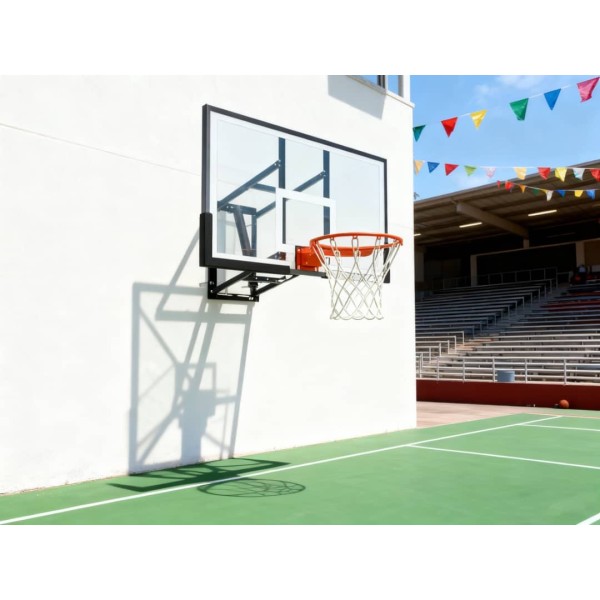 Μπασκέτα Forall  S2030X με ταμπλό 136x80cm και ρυθμιζόμενο ύψος στεφάνης από 230 έως 305 εκατοστά