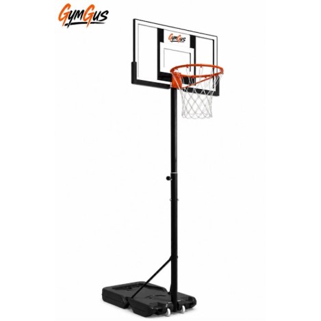 Μπασκέτα GymGus W003P με βάση και ρυθμιζόμενο ύψος στεφάνης από 100 έως 305 εκατοστά