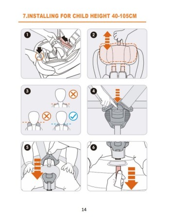 Καθισματάκι αυτοκινήτου Lunex με isofix για βάρος 0 έως 36kg περιστρεφόμενο 360 μοίρες σε Γκρι ροζ