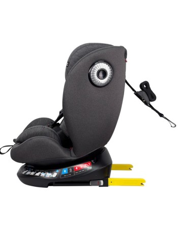 Καθισματάκι αυτοκινήτου G με isofix για βάρος 0 έως 36kg περιστρεφόμενο 360 μοίρες σε γκρι