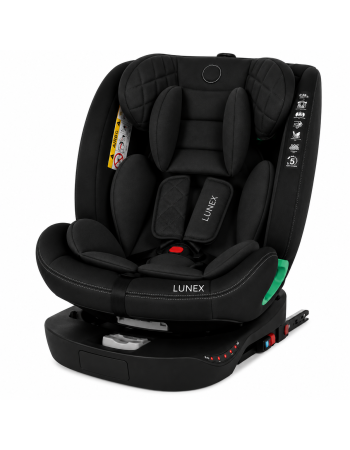 Παιδικό κάθισμα αυτοκινήτου LUNEX i-Size με Isofix 0-36 kg περιστρεφόμενο 360 μοίρες μαύρο
