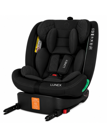 Παιδικό κάθισμα αυτοκινήτου LUNEX i-Size με Isofix 0-36 kg περιστρεφόμενο 360 μοίρες μαύρο