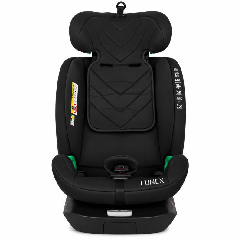 Παιδικό κάθισμα αυτοκινήτου LUNEX i-Size με Isofix 0-36 kg περιστρεφόμενο 360 μοίρες μαύρο
