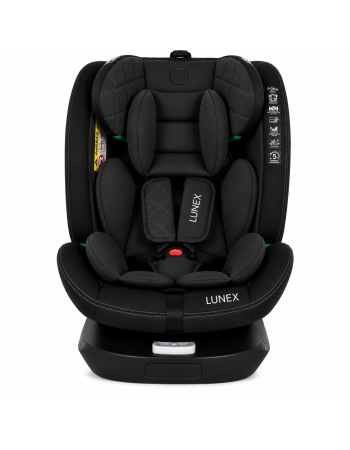 Παιδικό κάθισμα αυτοκινήτου LUNEX i-Size με Isofix 0-36 kg περιστρεφόμενο 360 μοίρες μαύρο
