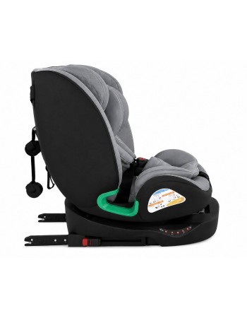 Παιδικό κάθισμα αυτοκινήτου LUNEX i-Size με Isofix 0-36 kg περιστρεφόμενο 360 μοίρες μαύρο γκρι
