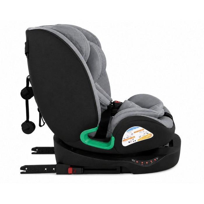 Παιδικό κάθισμα αυτοκινήτου LUNEX i-Size με Isofix 0-36 kg περιστρεφόμενο 360 μοίρες μαύρο γκρι