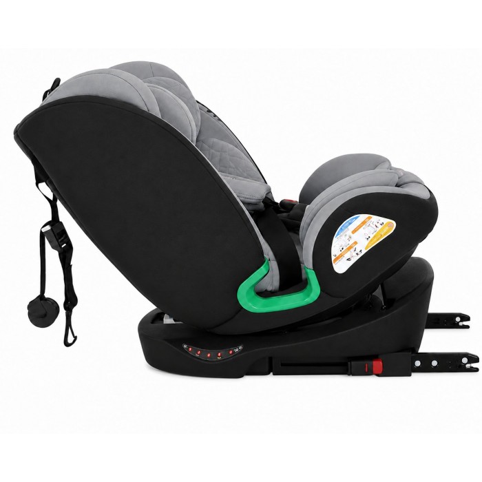 Παιδικό κάθισμα αυτοκινήτου LUNEX i-Size με Isofix 0-36 kg περιστρεφόμενο 360 μοίρες μαύρο γκρι