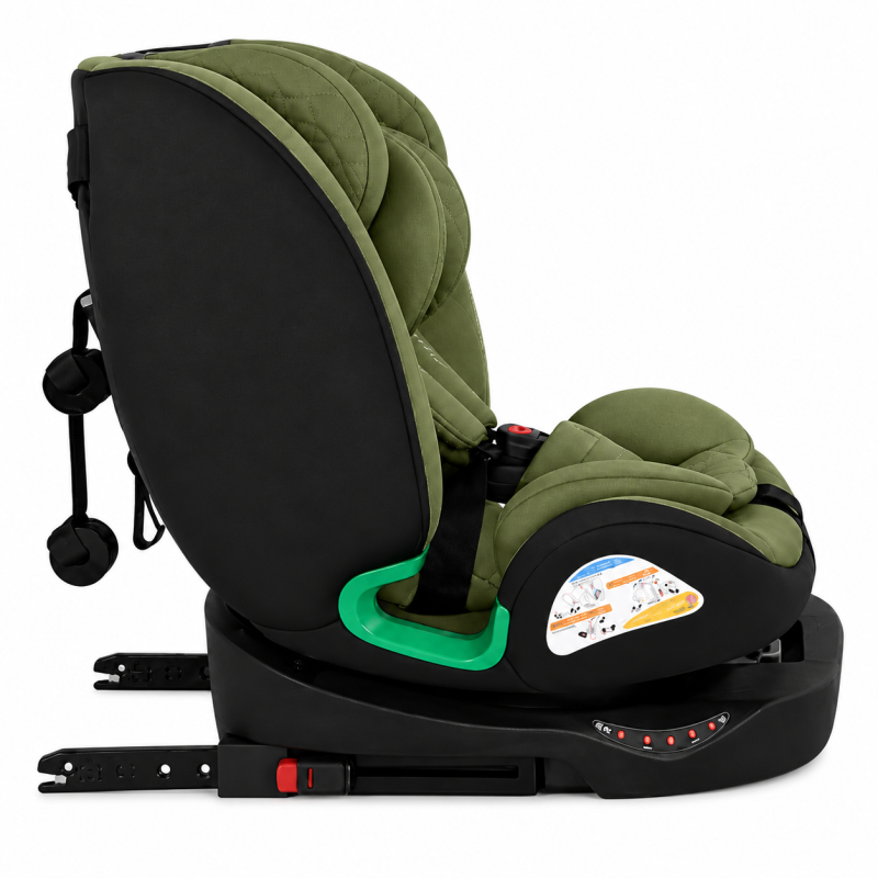 Παιδικό κάθισμα αυτοκινήτου LUNEX i-Size με Isofix 0-36 kg περιστρεφόμενο 360 μοίρες μαύρο λαδί