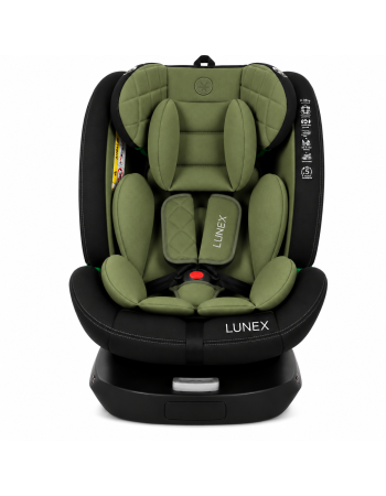 Παιδικό κάθισμα αυτοκινήτου LUNEX i-Size με Isofix 0-36 kg περιστρεφόμενο 360 μοίρες μαύρο λαδί
