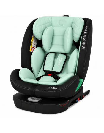 Παιδικό κάθισμα αυτοκινήτου LUNEX i-Size με Isofix 0-36 kg περιστρεφόμενο 360 μοίρες μαύρο φυστικί