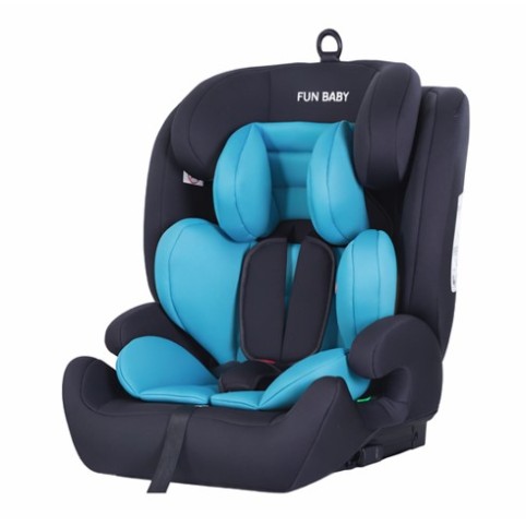 Καθισματάκι αυτοκινήτου FUN BABY με isofix για βάρος 9 έως 36kg μαύρο γαλάζιο