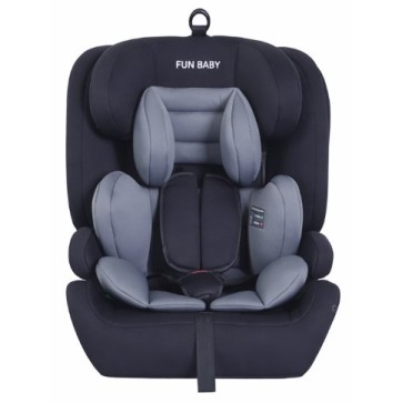 Καθισματάκι αυτοκινήτου FUN BABY με isofix για βάρος 9 έως 36kg μαύρο γκρι