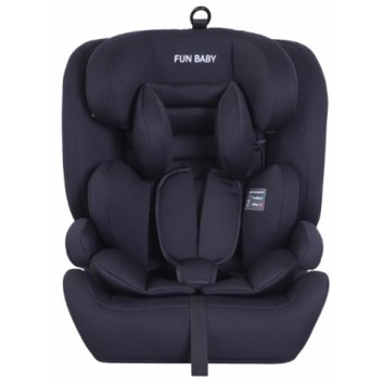 Καθισματάκι αυτοκινήτου FUN BABY με isofix για βάρος 9 έως 36kg μαύρο
