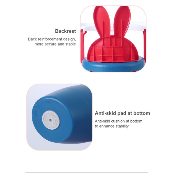 Παιδικό καρεκλάκι πλαστικό τραπεζάκι φαγητού με ήχους κόκκινο