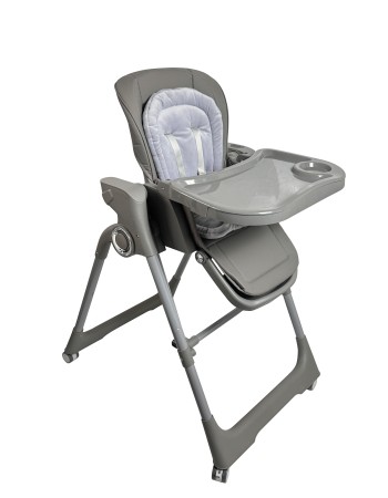 Ηλεκτρικό καρεκλάκι φαγητού Galaxy 3 σε 1 με ανάκληση δυνατότητα κούνιας bluetooth και χειριστήριο απο 3 μηνών έως 20 κιλά σε γκρι χρώμα