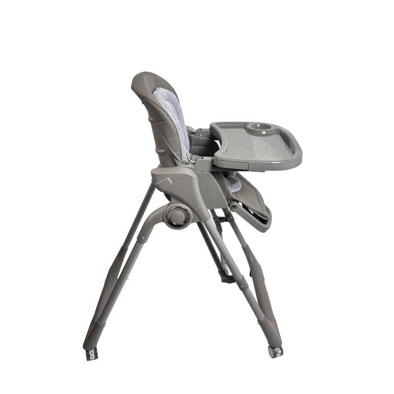 Ηλεκτρικό καρεκλάκι φαγητού Galaxy 3 σε 1 με ανάκληση δυνατότητα κούνιας bluetooth και χειριστήριο απο 3 μηνών έως 20 κιλά σε γκρι χρώμα