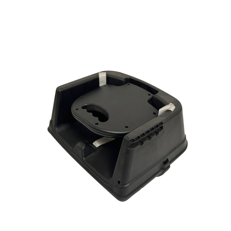 Καρεκλάκι φαγητού Moon 3 σε 1 με μεταλλικό σκελετό και πλαστικό κάθισμα με δερματίνη απο 6 μηνών έως 15 κιλά σε μαύρο χρώμα