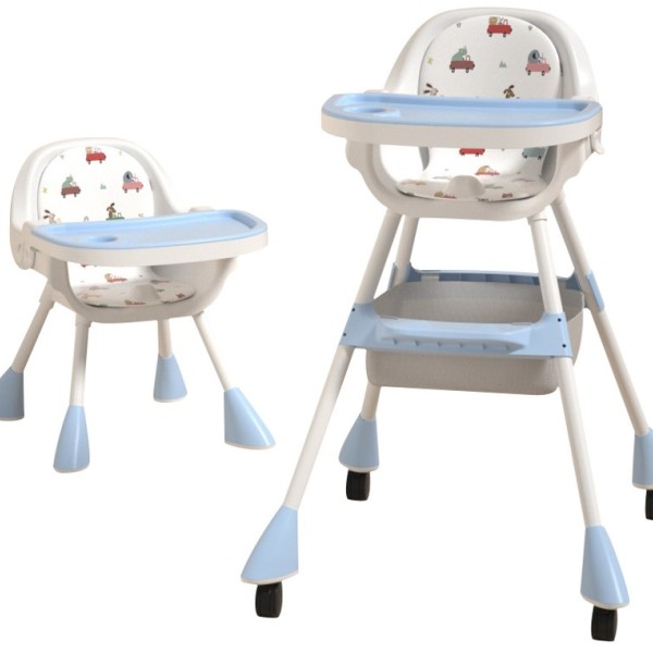 2 σε 1 παιδικό καρεκλάκι φαγητού ηλικίας 6 μηνών έως 6 ετών με διπλό τραπεζάκι σε λευκό γαλάζιο 2 σε 1 παιδικό καρεκλάκι φαγητού ηλικίας 6 μηνών έως 6 ετών με διπλό τραπεζάκι σε λευκό γαλάζιο
