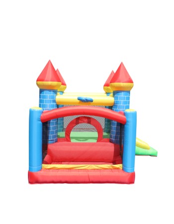 Φουσκωτό Τραμπολίνο Κάστρο με τσουλήθρα μπασκέτα και μπαλοπισίνα