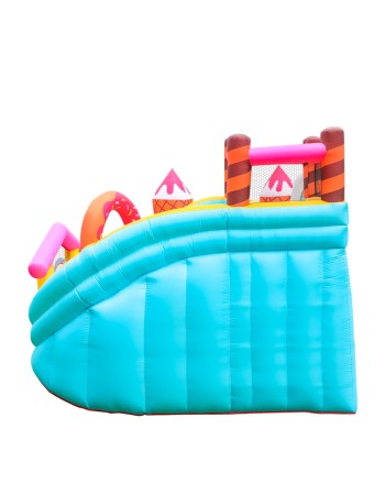 Doctor Dolphin Φουσκωτό Τραμπολίνο Ice Cream με τσουλήθρα αναρρίχηση και μπαλοπισίνα