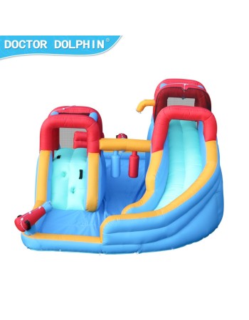 Doctor Dolphin Φουσκωτό Τραμπολίνο με δύο τσουλήθρες αναρρίχηση και νεροπίστολα