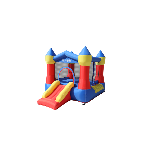 AirMyFun Φουσκωτό Τραμπολίνο κάστρο με τσουλήθρα