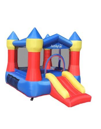 AirMyFun Φουσκωτό Τραμπολίνο κάστρο με τσουλήθρα