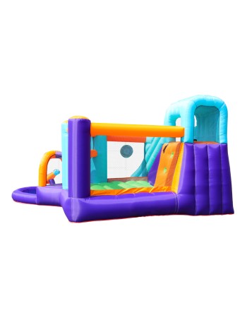 AirMyFun Φουσκωτό Τραμπολίνο με νεροτσουλήθρα αναρρ΄΄ιχηση πισίνα και νεροπίστολο