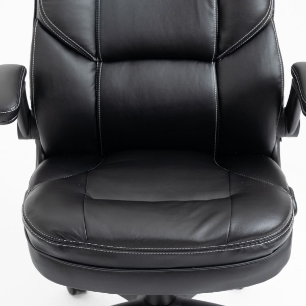 Καρέκλα Γραφείου Διευθυντική Δερματίνης με ρυθμιζόμενο προσκέφαλο και κινούμενα μπράτσα 118-126x71x68cm μαύρη Καρέκλα Γραφείου Διευθυντική Δερματίνης με ρυθμιζόμενο προσκέφαλο και κινούμενα μπράτσα 118-126x71x68cm μαύρη