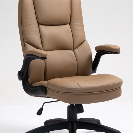 Καρέκλα Γραφείου Διευθυντική Δερματίνης με ρυθμιζόμενο προσκέφαλο και κινούμενα μπράτσα 118-126x71x68cm cappuchino Καρέκλα Γραφείου Διευθυντική Δερματίνης με ρυθμιζόμενο προσκέφαλο και κινούμενα μπράτσα 118-126x71x68cm cappuchino