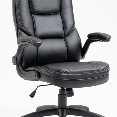 Καρέκλα Γραφείου Διευθυντική Δερματίνης με ρυθμιζόμενο προσκέφαλο και κινούμενα μπράτσα 118-126x71x68cm μαύρη Καρέκλα Γραφείου Διευθυντική Δερματίνης με ρυθμιζόμενο προσκέφαλο και κινούμενα μπράτσα 118-126x71x68cm μαύρη