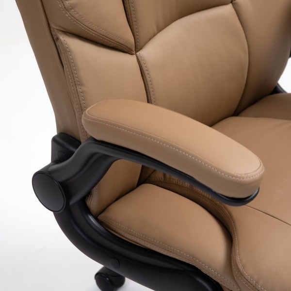 Καρέκλα Γραφείου Διευθυντική Δερματίνης με ρυθμιζόμενο προσκέφαλο και κινούμενα μπράτσα 118-126x71x68cm cappuchino Καρέκλα Γραφείου Διευθυντική Δερματίνης με ρυθμιζόμενο προσκέφαλο και κινούμενα μπράτσα 118-126x71x68cm cappuchino
