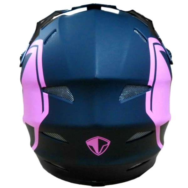 Full Face Κράνος ποδηλάτου BMX Freeride - Downhill ΜΟΟΝ matt Black with Pink Full Face Κράνος ποδηλάτου BMX Freeride - Downhill ΜΟΟΝ matt Black with Pink