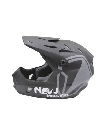 Full Face Κράνος ποδηλάτου BMX Freeride - Downhill ΜΟΟΝ matt Black