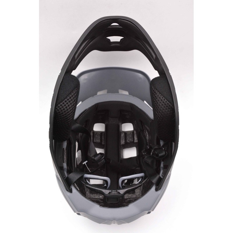 Full Face Κράνος ποδηλάτου BMX Freeride - Downhill ΜΟΟΝ matt Grey